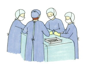 腎移植手術のイメージ